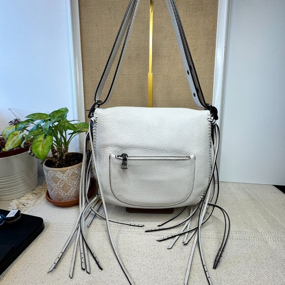 Coach 1941 Whiplash Saddle Bag Pebbled Glovetanned Leather Chalk Cleaned #38219 - Picture 7 of 16